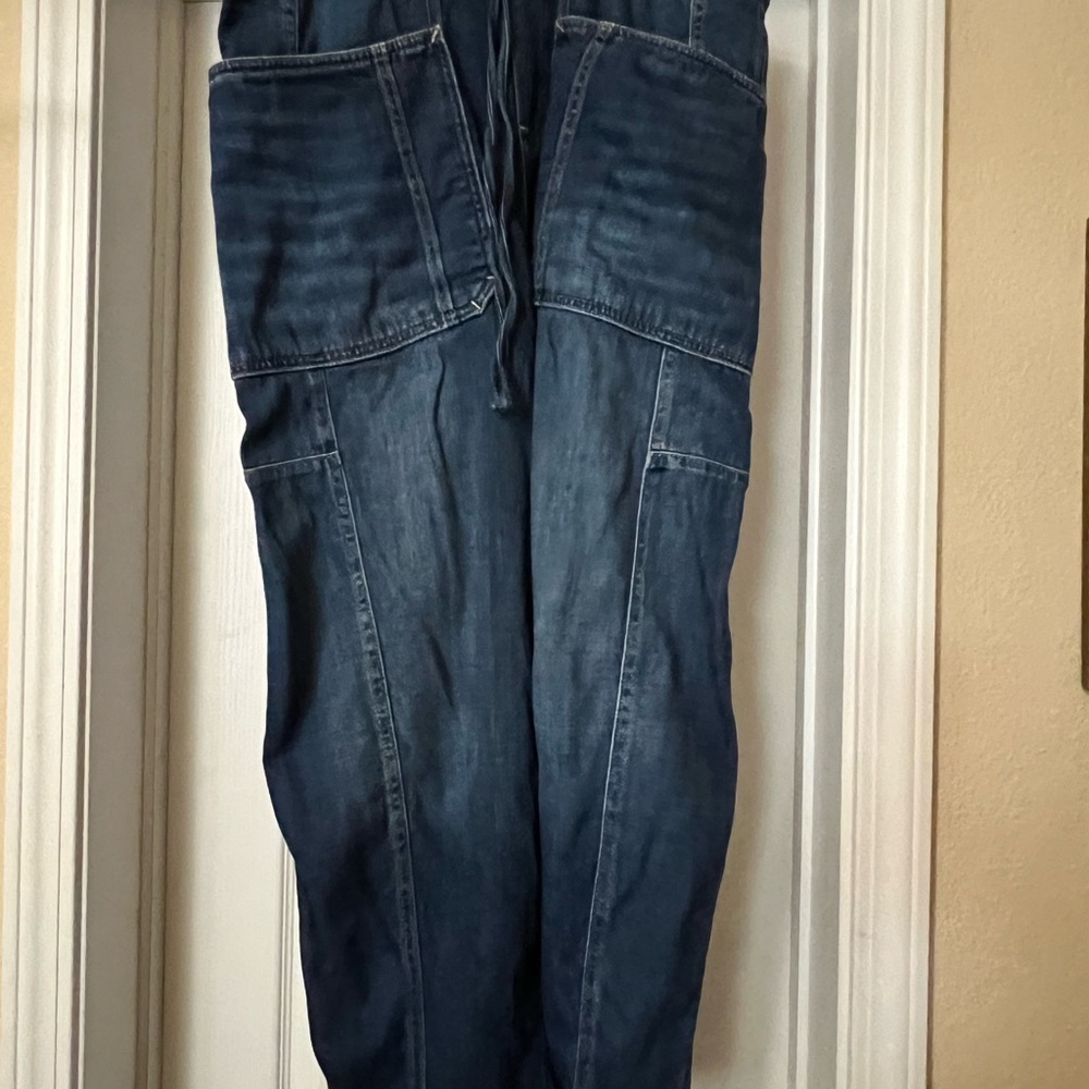 We The Free Blue Flare Wide Leg Jeans